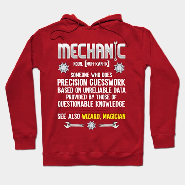 Fun Mechanic Definition Hoodie by savariya